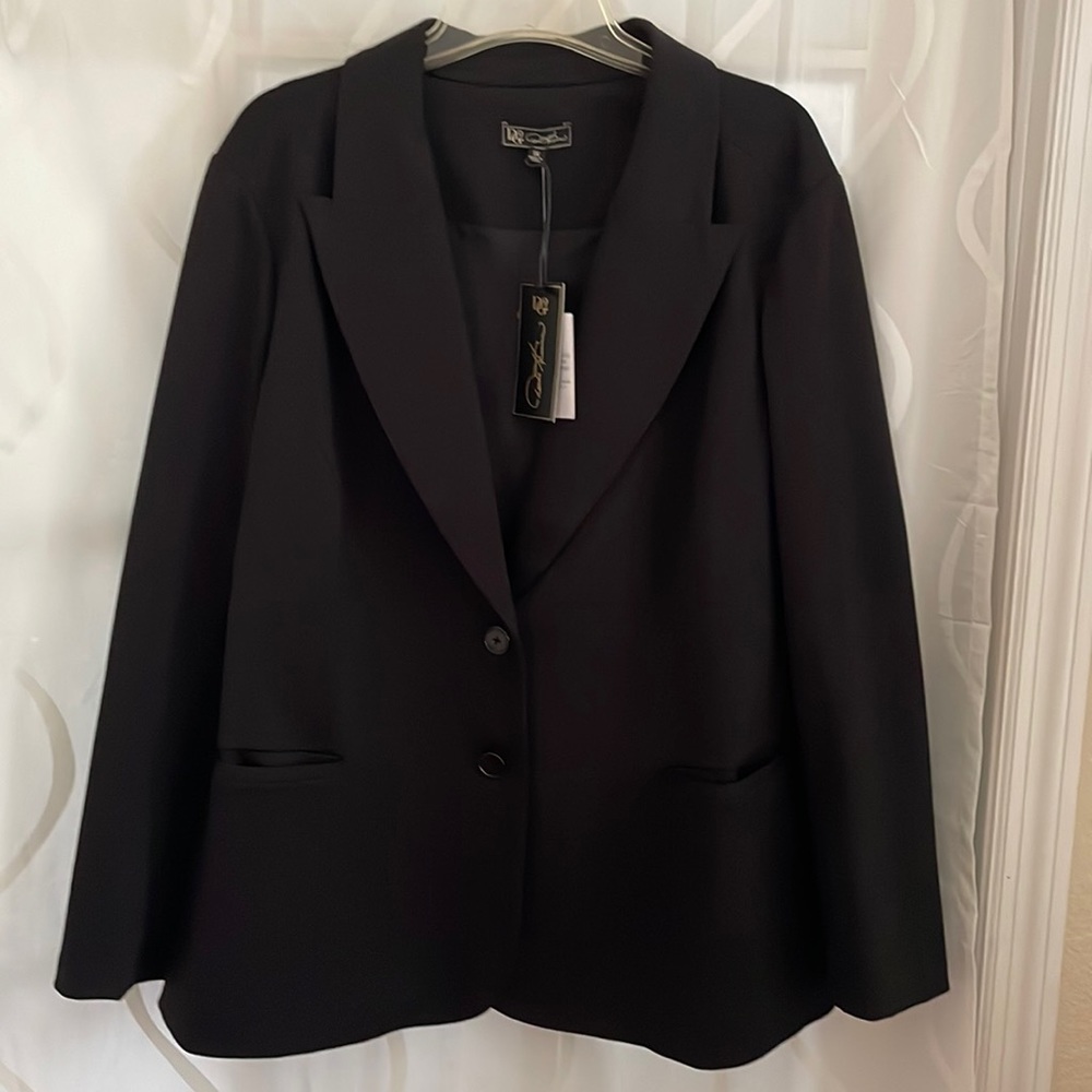 DG2 Black Blazer/Jacket, 1X